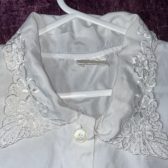 Success small ladies white color business casual small white part of top - Picture 3 of 6